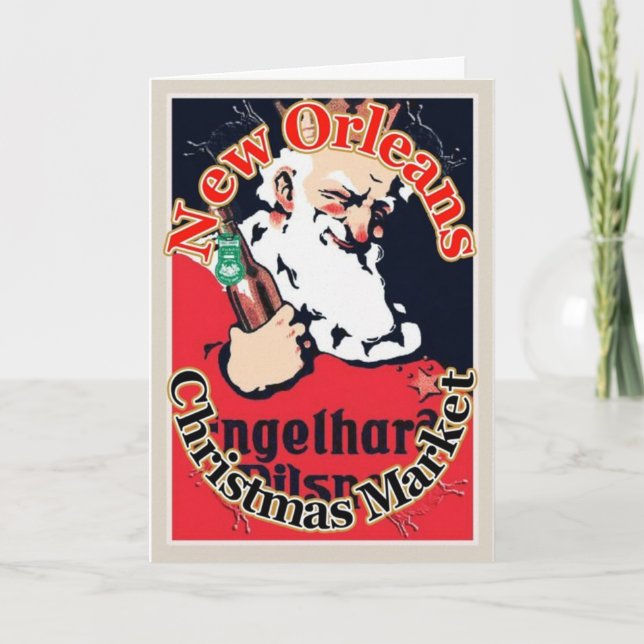 Cartes Pour Fêtes Annuelles Marché de Noël (Devant)