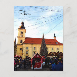 Cartes Pour Fêtes Annuelles Marché de Noël de Sibiu