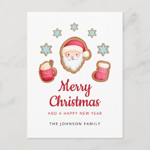 Cartes Pour Fêtes Annuelles Mare Santa Claus Joyeux Noël