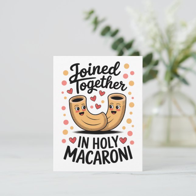 Cartes Pour Fêtes Annuelles Mariage drôle Engagement  (Debout devant)