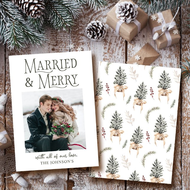 Cartes Pour Fêtes Annuelles Marié et Joyeux marié (Créateur téléchargé)