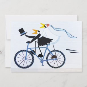 Cartes Pour Fêtes Annuelles Mariée drôle et couple aimant marié