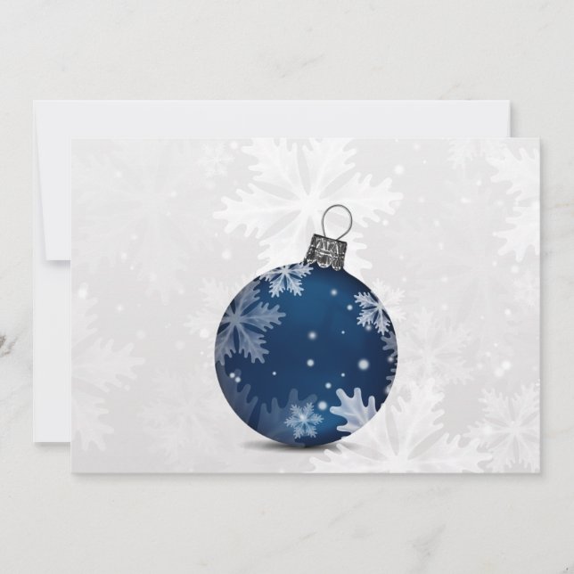 Cartes Pour Fêtes Annuelles marina bleu marine marron fêtes de fin d'année (Devant)