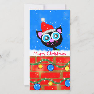 Cartes Pour Fêtes Annuelles Marque de livre design de Noël Kitty