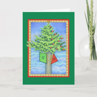 Cartes Pour Fêtes Annuelles Marqueur de Noël
