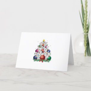 Cartes Pour Fêtes Annuelles marrant bowling noël arbre lumière xmas sport amou
