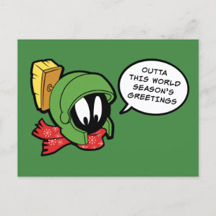Cartes Pour Fêtes Annuelles MARVIN MARTIAN™ "Outta This World" Holiday