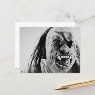 Cartes Pour Fêtes Annuelles Masque Déplaisant effrayant