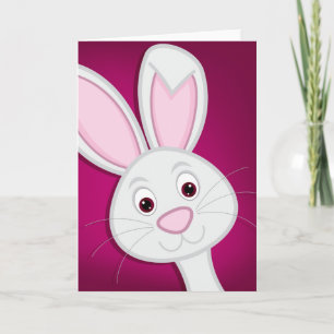 Cartes Pour Fêtes Annuelles Masquer le lapin de Pâques