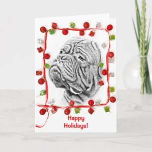 Cartes Pour Fêtes Annuelles Mastiff