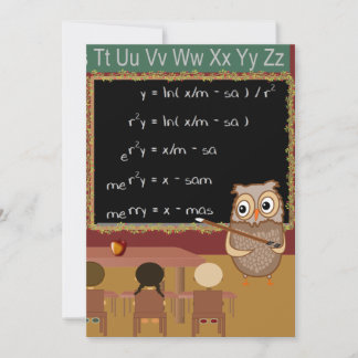 Cartes Pour Fêtes Annuelles Mathématiques Noël souhait