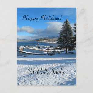 Cartes Pour Fêtes Annuelles McCall, Idaho Fêtes salutations