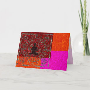 Cartes Pour Fêtes Annuelles Méditation - Carte, Salutation, Note