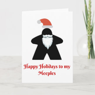 Cartes Pour Fêtes Annuelles Meeple holiday cards