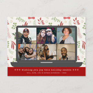 Cartes Pour Fêtes Annuelles Meeting Christmas 6 Photo de Vidéo virtuelle moder