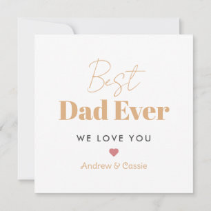 Cartes Pour Fêtes Annuelles Meilleur papa