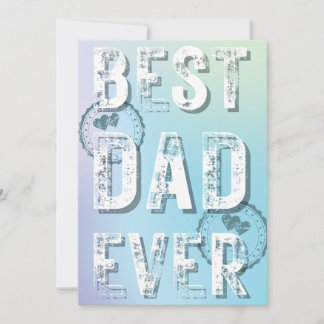 Cartes Pour Fêtes Annuelles Meilleur Papa de tous les jours du père Typographi
