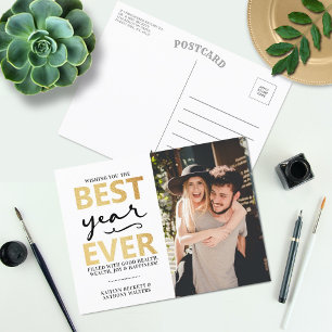 Cartes Pour Fêtes Annuelles Meilleure année jamais Bonne année photo