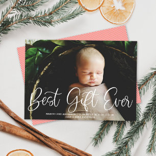 Cartes Pour Fêtes Annuelles Meilleure annonce de naissance de tous les temps P