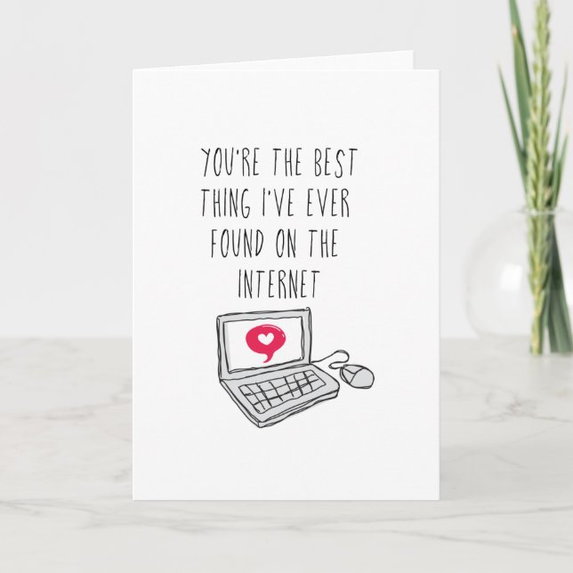 Cartes Pour Fêtes Annuelles Meilleure chose sur Internet | Cadeau anniversaire (Devant)
