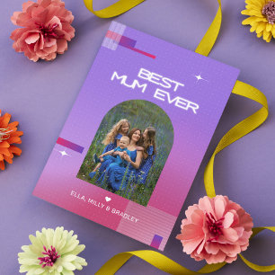 Cartes Pour Fêtes Annuelles Meilleure MAMAN DE TOUS LES TEMPS Photo de la fête