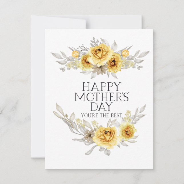 Cartes Pour Fêtes Annuelles Meilleure maman ever  (Devant)