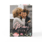 Meilleure maman jamais photo personnalisée Fête de