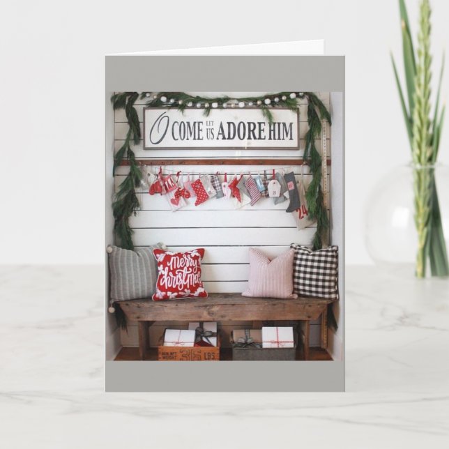 CARTES POUR FÊTES ANNUELLES **MEILLEURE NOËL JAMAIS** AMIS & FAMILLE (Devant)