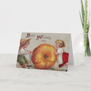 Cartes Pour Fêtes Annuelles Meilleurs voeux pendant un bon thanksgiving