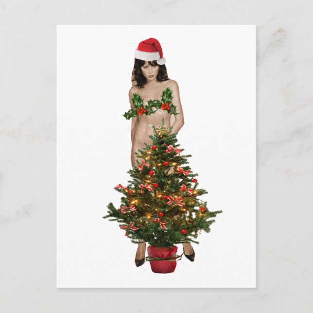 Cartes Pour Fêtes Annuelles MELANIE, TRAMWAY de Noël (Devant)