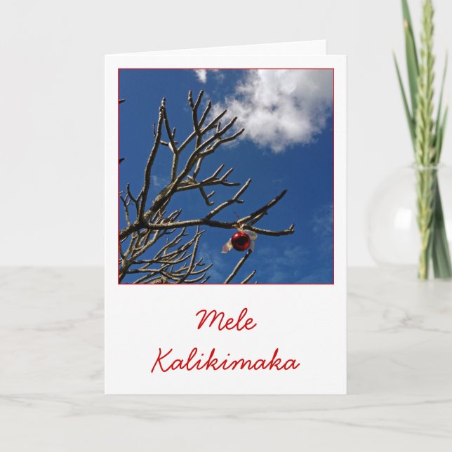 Cartes Pour Fêtes Annuelles Mele Kalikimaka (Devant)