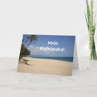 Cartes Pour Fêtes Annuelles Mele Kalikimaka !