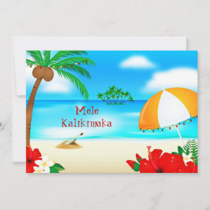 Cartes Pour Fêtes Annuelles Mele Kalikimaka