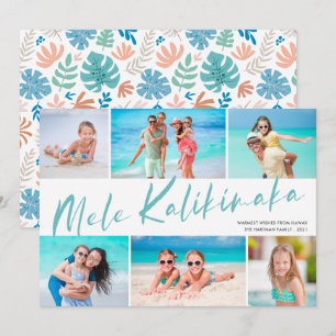 Cartes Pour Fêtes Annuelles Mele Kalikimaka 6 Collage Photo Noël Fêtes