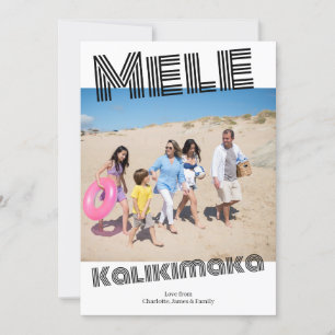 Cartes Pour Fêtes Annuelles Mele Kalikimaka Noël personnalisé