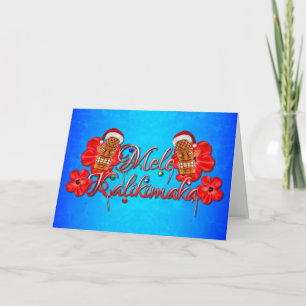 Cartes Pour Fêtes Annuelles Mele Kalikimaka Tiki
