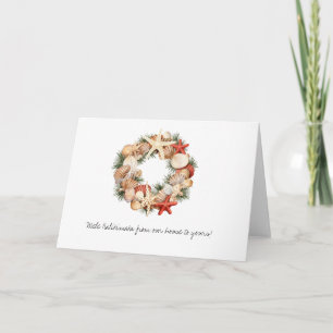 Cartes Pour Fêtes Annuelles Mele Kalikimaka Wreath
