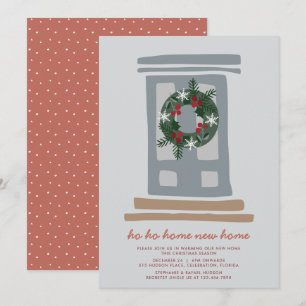 Cartes Pour Fêtes Annuelles Ménage de Noël nordique d'hiver