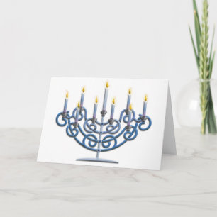 Cartes Pour Fêtes Annuelles Menorah
