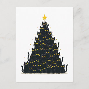 Cartes Pour Fêtes Annuelles Meowny Christmas Joyeux Noël Catmas