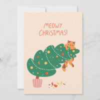 Meowny Christmas - Mischievous Feline Fun
