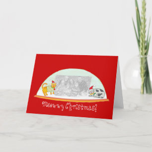 Cartes Pour Fêtes Annuelles Meowwwwy Noël !