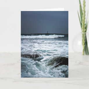 Cartes Pour Fêtes Annuelles Mer agitée, Minorque
