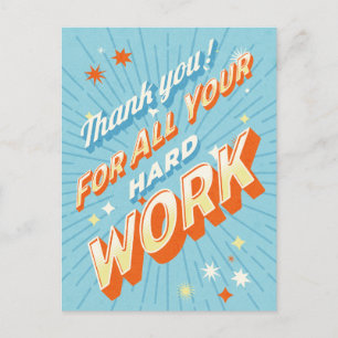 Cartes Pour Fêtes Annuelles Merci, Bonne Fête des Professionnels Administratif