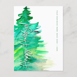 Cartes Pour Fêtes Annuelles Merci d'affaires Noël Pine Joyeux vacances