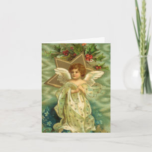 Cartes Pour Fêtes Annuelles Merci de Noël vintage