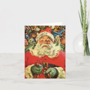 Cartes Pour Fêtes Annuelles Merci de Noël vintage