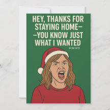 Merci de rester à la maison ce Noël