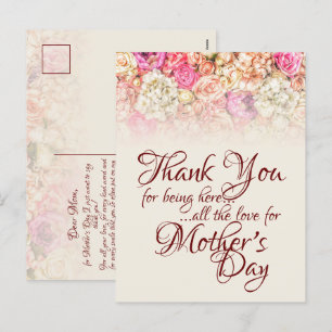 Cartes Pour Fêtes Annuelles Merci d'être là - Fête des Mères