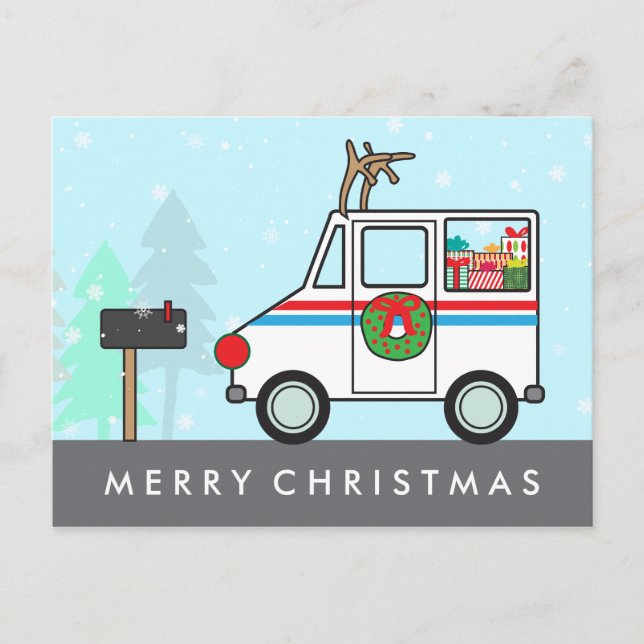 Cartes Pour Fêtes Annuelles Merci d'homme ou de Madame Christmas Holiday de (Devant)
